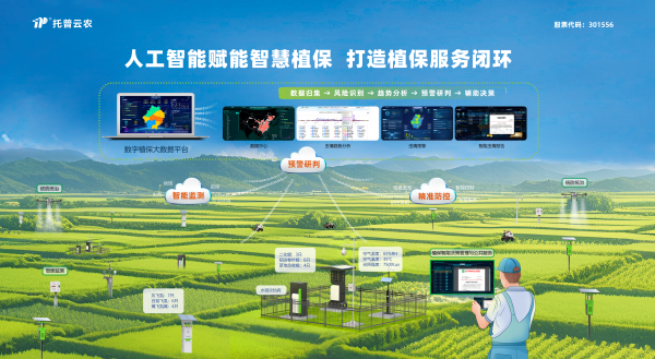 托普云農(nóng)打造數(shù)智植保全鏈路閉環(huán)，深化“AI+植保”融合應(yīng)用